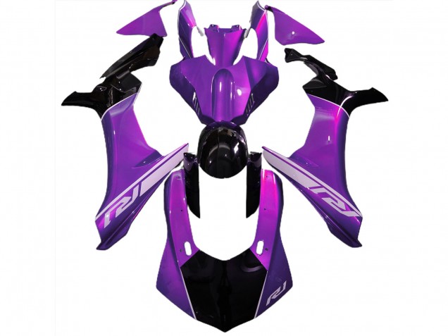 2015-2019 Ambiance Violet & Noir R1 Carénage Moto 2015-2019 Ambiance Violet & Noir R1 Carénage Moto