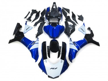 2015-2019 Blanc & Bleu R1 Carénage Moto