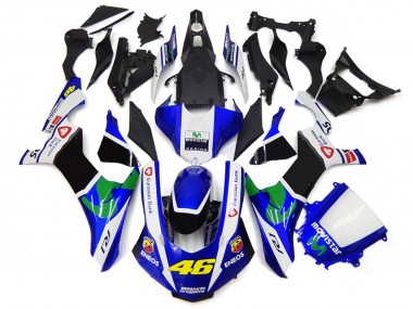 2015-2019 Bleu & Blanc 46 R1 Carénage Moto