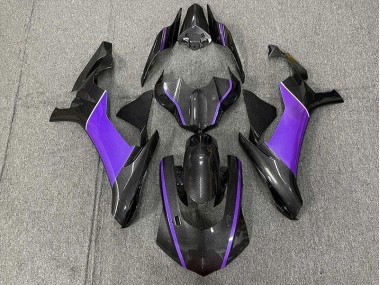 2015-2019 Fiber De Carbone & Violet R1 Carénage Moto