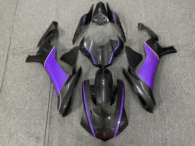 2015-2019 Fiber De Carbone & Violet R1 Carénage Moto