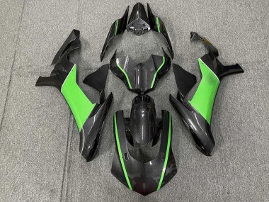 2015-2019 Fibre De Carbone & Vert R1 Carénage Moto