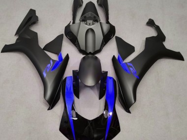 2015-2019 Noir Mat & Bleu R1 Carénage Moto
