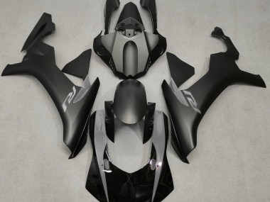 2015-2019 Noir Mat & Gris R1 Carénage Moto