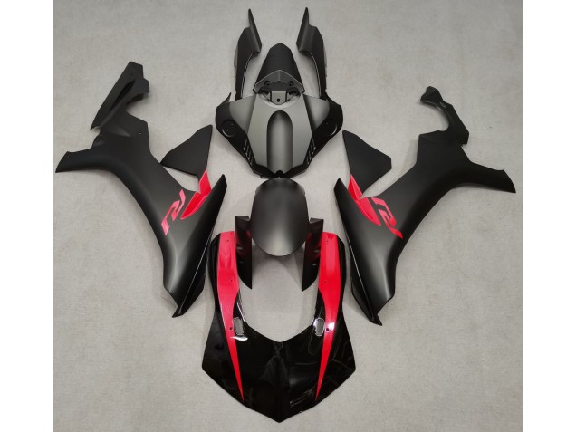2015-2019 Noir Mat & Rouge Nacré R1 Carénage Moto 2015-2019 Noir Mat & Rouge Nacré R1 Carénage Moto