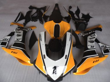 2015-2019 Orange & Blanc R1 Carénage Moto