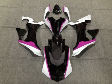 2015-2019 Rose Noir & Blanc R1 Carénage Moto