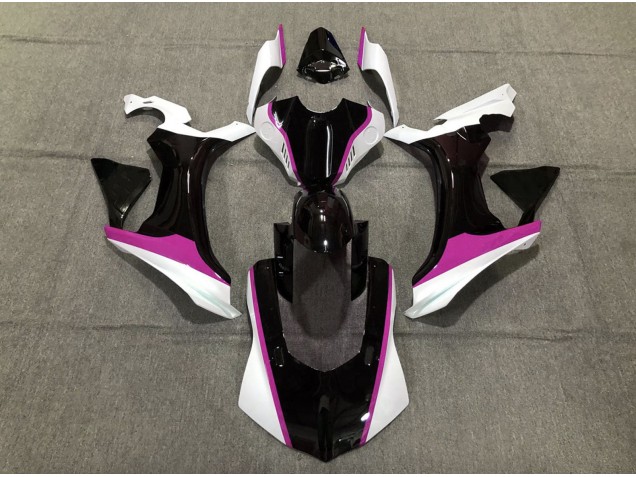 2015-2019 Rose Noir & Blanc R1 Carénage Moto 2015-2019 Rose Noir & Blanc R1 Carénage Moto