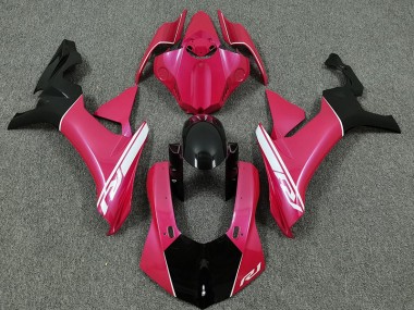 2015-2019 Rose Vif & Noir R1 Carénage Moto