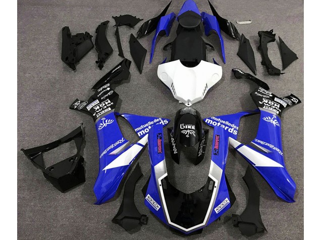 2015-2019 Style De Logo Bleu Brillant R1 Carénage Moto 2015-2019 Style De Logo Bleu Brillant R1 Carénage Moto