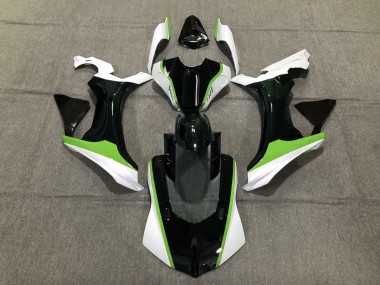 2015-2019 Vert Noir & Blanc R1 Carénage Moto