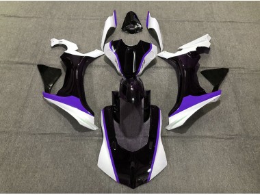 2015-2019 Violet Noir & Blanc R1 Carénage Moto