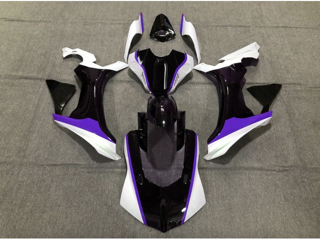2015-2019 Violet Noir & Blanc R1 Carénage Moto 2015-2019 Violet Noir & Blanc R1 Carénage Moto