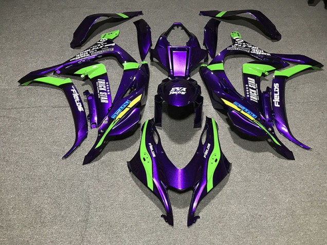 2016-2019 Violet Perle Trickstar ZX10R Carénage Moto 2016-2019 Violet Perle Trickstar ZX10R Carénage Moto