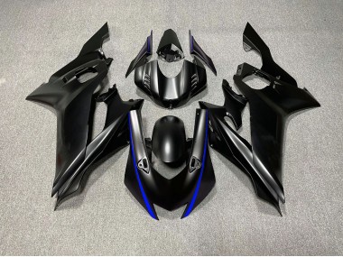 2017-2021 Accents De Noir Mat & De Bleu R6 Carénage Moto
