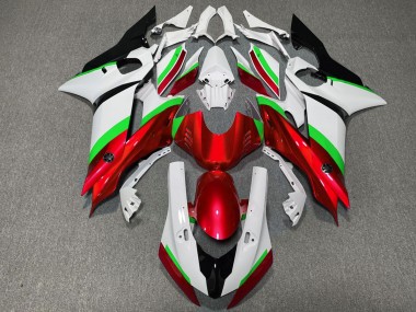 2017-2021 Brillant Rouge & Vert R6 Carénage Moto