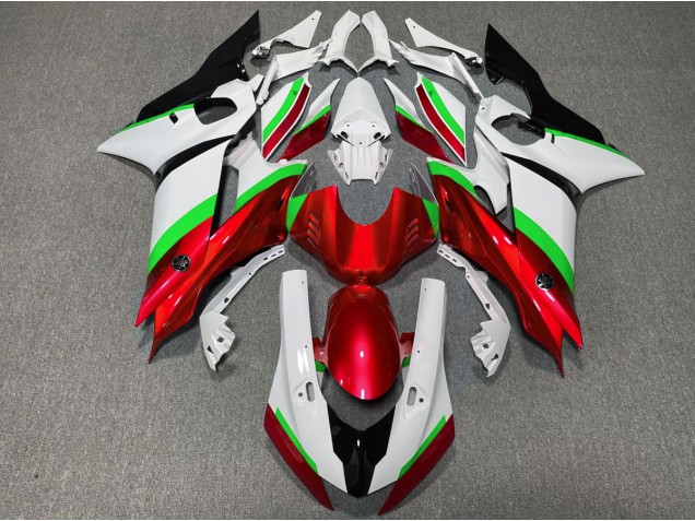2017-2021 Brillant Rouge & Vert R6 Carénage Moto 2017-2021 Brillant Rouge & Vert R6 Carénage Moto