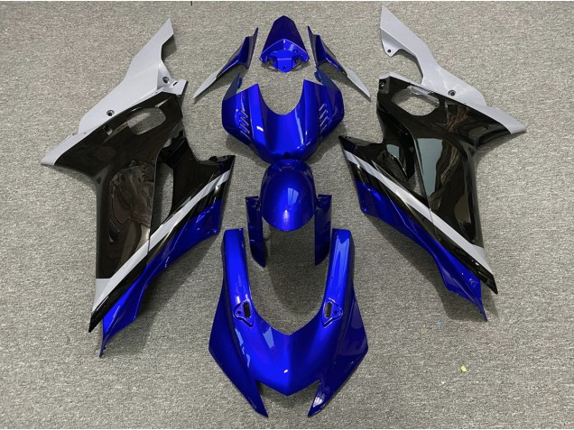 2017-2021 Ciment Noir & Bleu R6 Carénage Moto 2017-2021 Ciment Noir & Bleu R6 Carénage Moto