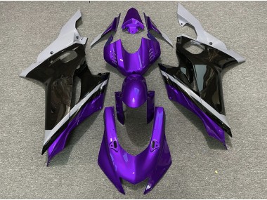2017-2021 Ciment Noir & Violet R6 Carénage Moto