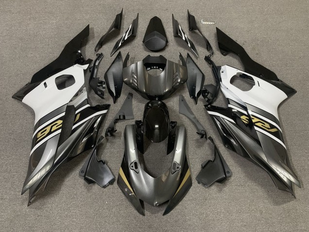 2017-2021 Gris Gunmetal & Or R6 Carénage Moto 2017-2021 Gris Gunmetal & Or R6 Carénage Moto