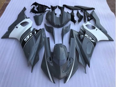 2017-2021 Nardo Gris & Blanc R6 Carénage Moto