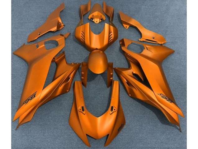 2017-2021 Orange Vif Mat R6 Carénage Moto 2017-2021 Orange Vif Mat R6 Carénage Moto