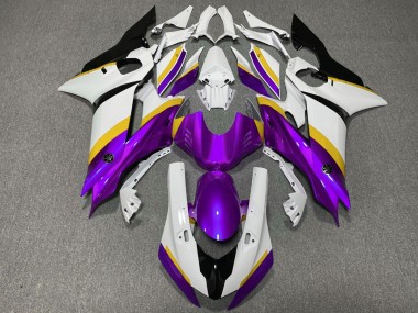 2017-2021 Violet & Jaune Brillant R6 Carénage Moto