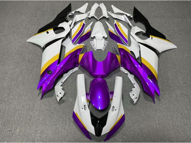 2017-2021 Violet & Jaune Brillant R6 Carénage Moto 2017-2021 Violet & Jaune Brillant R6 Carénage Moto