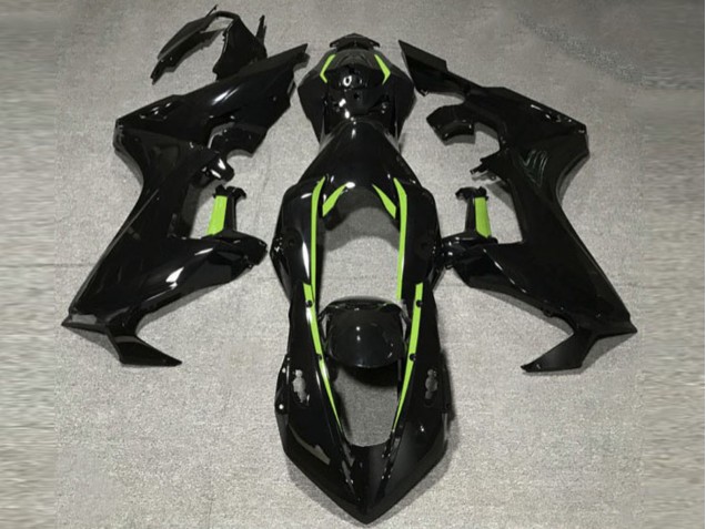 2017-2023 Doublure Noir Brillant & Vert Citron CBR1000RR Carénage Moto 2017-2023 Doublure Noir Brillant & Vert Citron CBR1000RR Carénage Moto