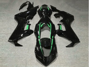 2017-2023 Doublure Noir Brillant & Vert Forêt CBR1000RR Carénage Moto