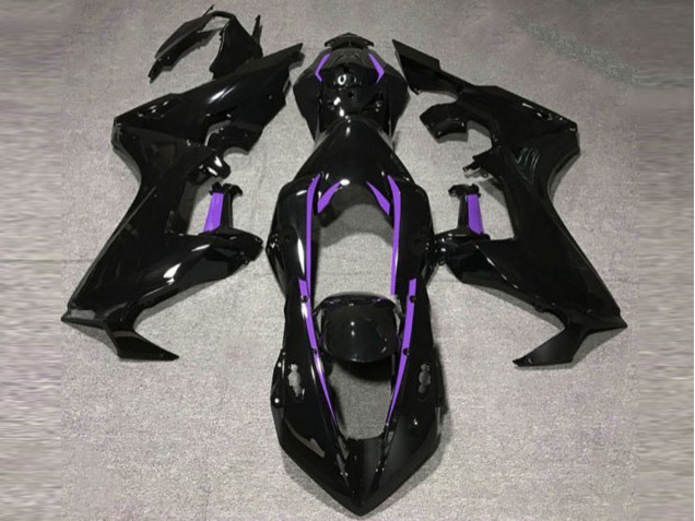 2017-2023 Doublure Noire Brillante & Violette CBR1000RR Carénage Moto 2017-2023 Doublure Noire Brillante & Violette CBR1000RR Carénage Moto