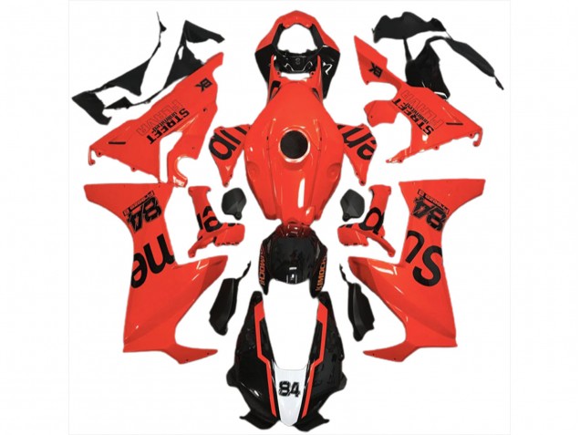 2017-2023 Flava De La Rue Rouge CBR1000RR Carénage Moto 2017-2023 Flava De La Rue Rouge CBR1000RR Carénage Moto