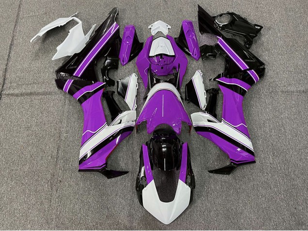 2017-2023 Violet Brillant Blanc & Noir CBR1000RR Carénage Moto 2017-2023 Violet Brillant Blanc & Noir CBR1000RR Carénage Moto