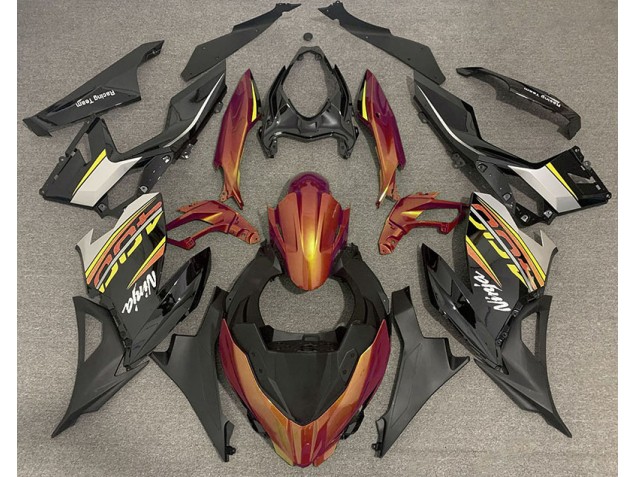 2018-2023 Orange Liquide & Gris Ninja 400 Carénage Moto 2018-2023 Orange Liquide & Gris Ninja 400 Carénage Moto